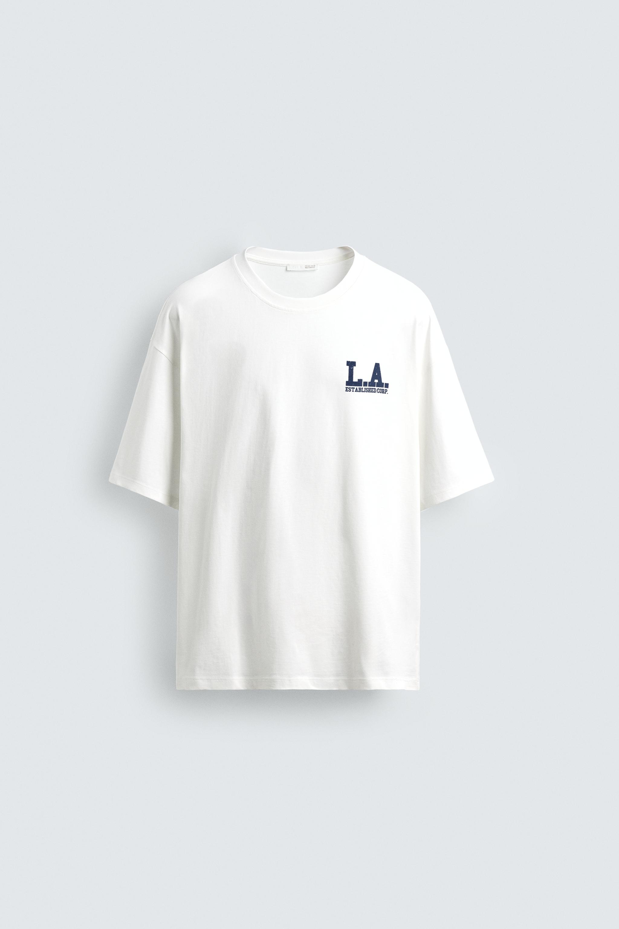 RELAXED FIT WASHED PRINT T-SHIRT
